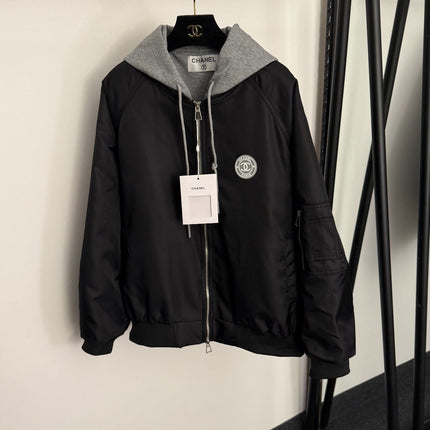 CHANEL 25S HOODED ZIP JACKET 381