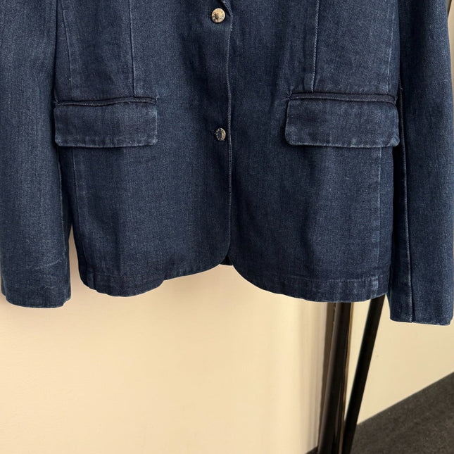 PRADA 25S LONG‑SLEEVE DENIM JACKET 234