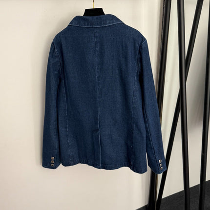 PRADA 25S LONG‑SLEEVE DENIM JACKET 234