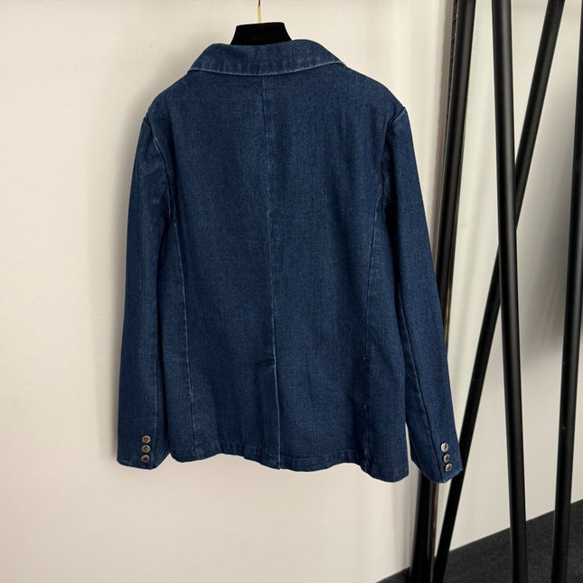 PRADA 25S LONG‑SLEEVE DENIM JACKET 234