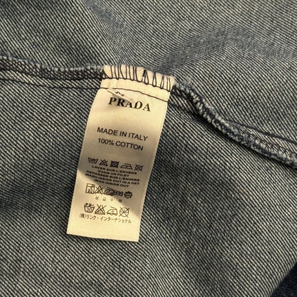 PRADA 25S LONG‑SLEEVE DENIM JACKET 234
