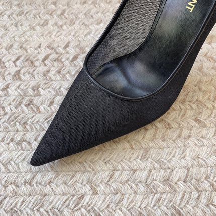 NORMA PUMPS IN BLACK MESH