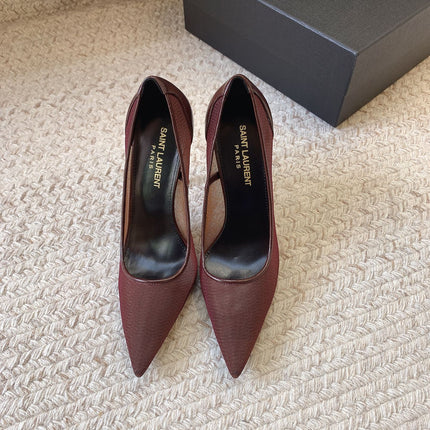 NORMA PUMPS IN CHESTNUT MESH