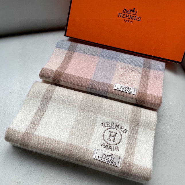 SCARF 180 CM IN LIGHT PINK CARO CASHMERE