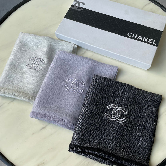 SCARF 210 CM IN PASTEL PURPLE CASHMERE  402209