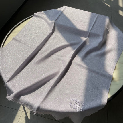 SCARF 210 CM IN PASTEL PURPLE CASHMERE  402209