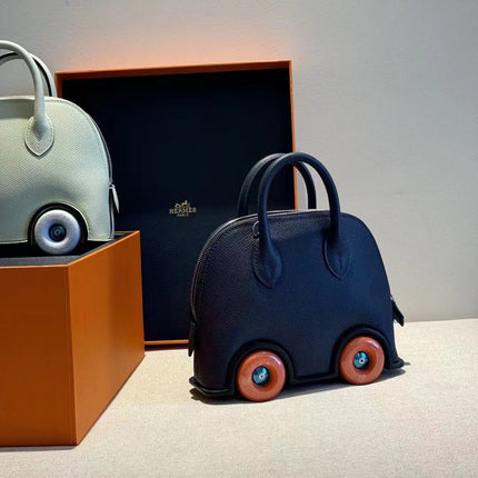 MINI BODIE ON WHEELS 20 IN BLACK EPSOM LEATHER