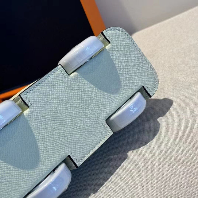 MINI BODIE ON WHEELS 20 IN WHITE EPSOM LEATHER