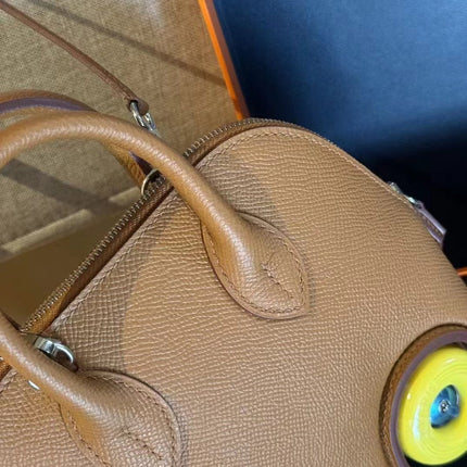 MINI BODIE ON WHEELS 20 IN BRONZE BROWN EPSOM LEATHER