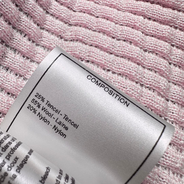 CHANEL CREW NECK SHORT-SLEEVE KNIT TOP 263649