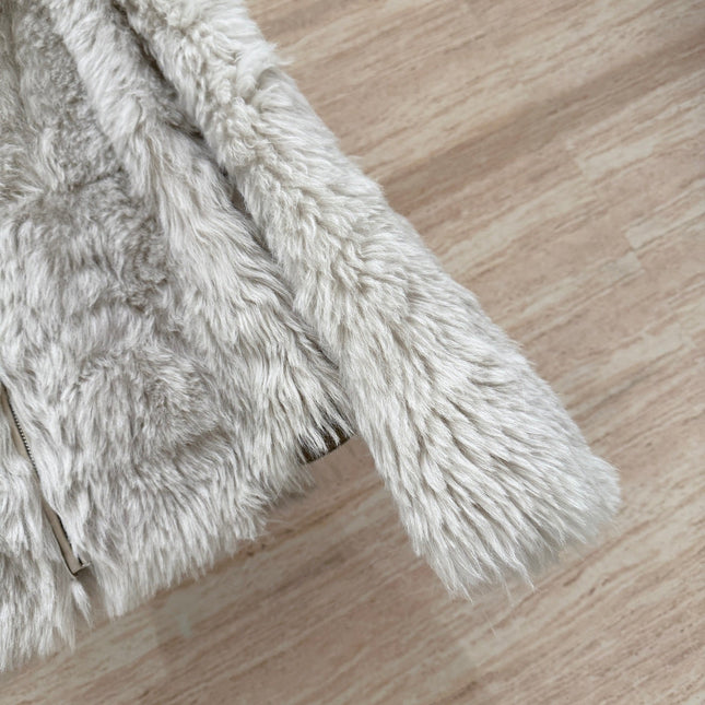 HERMES 25S TUSCAN SHEARLING COAT 200