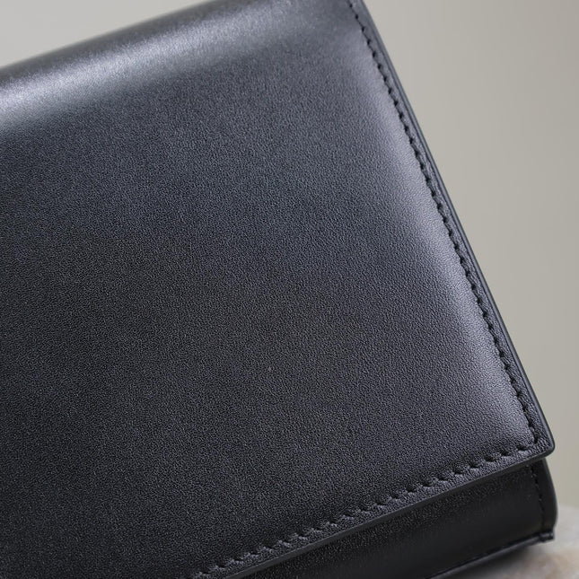 CLASSIC KATE CLUTCH 27 IN BLACK LAMBSKIN GOLD HARDWARE