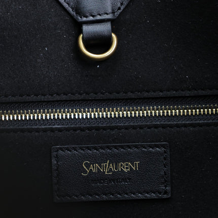 TOTE BAG 50 IN BLACK CALFSKIN