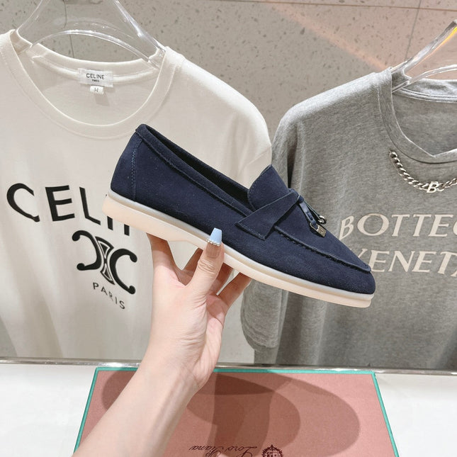 LP SUMMER CHARMS WALK LOAFERS DENIM SUEDE