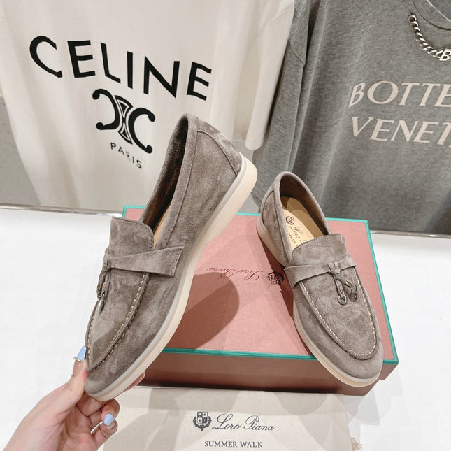 LP SUMMER CHARMS WALK LOAFERS GRAY SUEDE