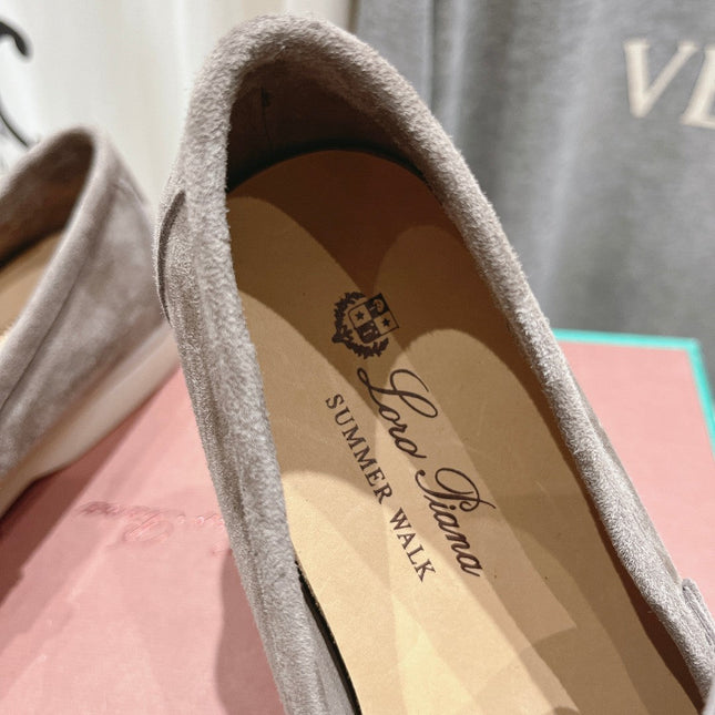 LP SUMMER CHARMS WALK LOAFERS GRAY SUEDE