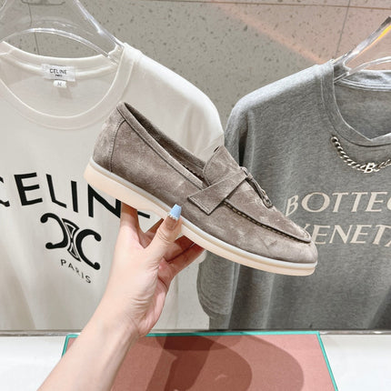 LP SUMMER CHARMS WALK LOAFERS GRAY SUEDE