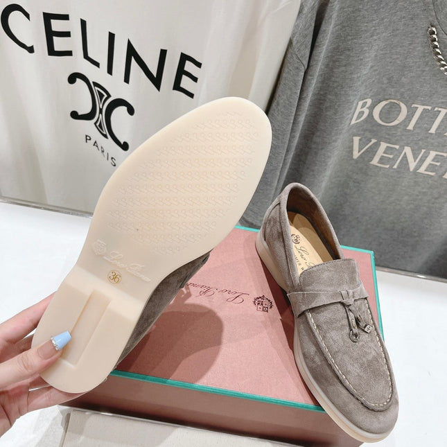 LP SUMMER CHARMS WALK LOAFERS GRAY SUEDE