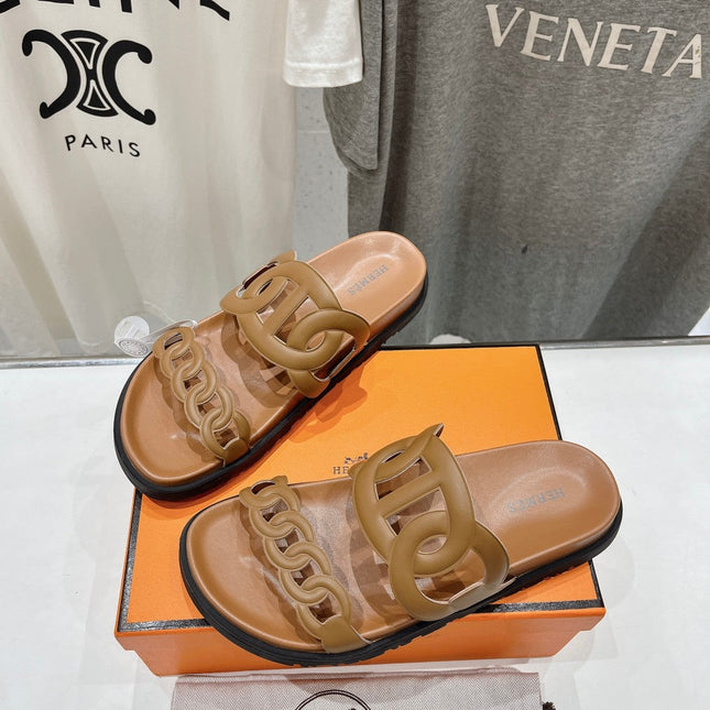 EXTRA SANDAL CARAMEL CALFSKIN