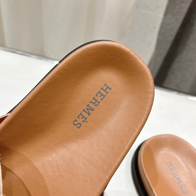 EXTRA SANDAL CARAMEL CALFSKIN