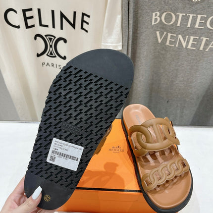 EXTRA SANDAL CARAMEL CALFSKIN