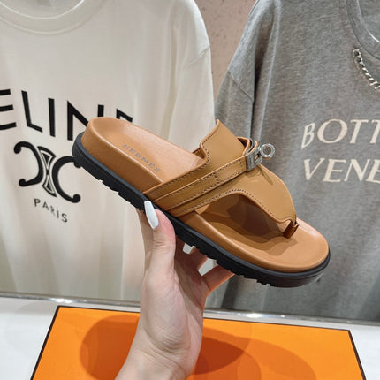 EMPIRE SANDAL CARAMEL CALFSKIN