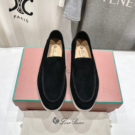 LP LOAFERS 25S IN BLACK SUEDE