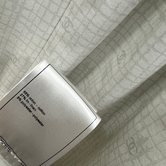 CC 25 Suspender Dress Ivory Cotton