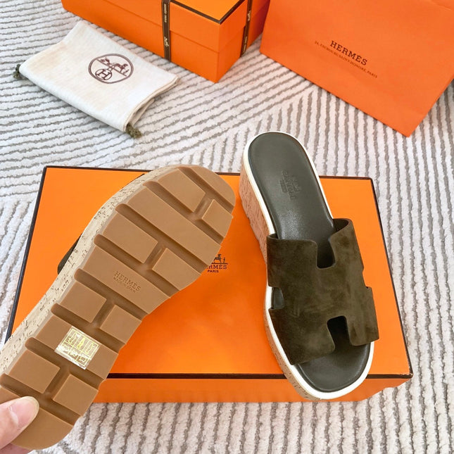 EZE 65 SANDAL ARMY SUEDE