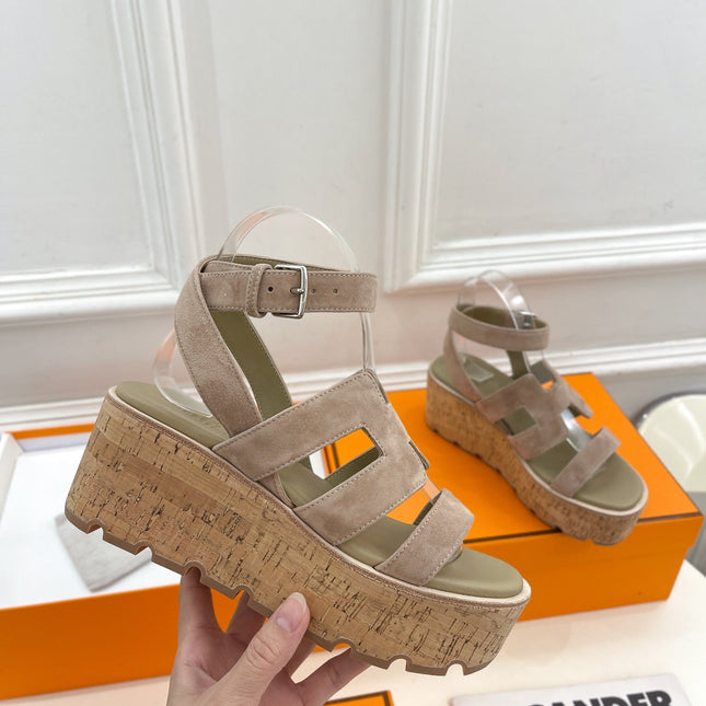 Havane 30 Sandal Light Brown Suede