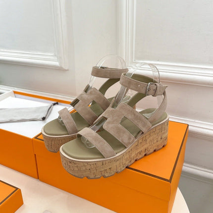 Havane 30 Sandal Light Brown Suede