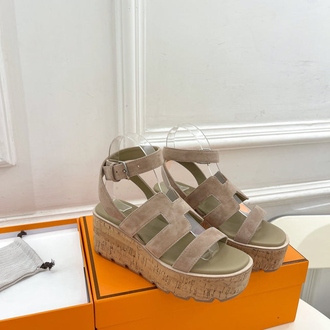 Havane 30 Sandal Light Brown Suede