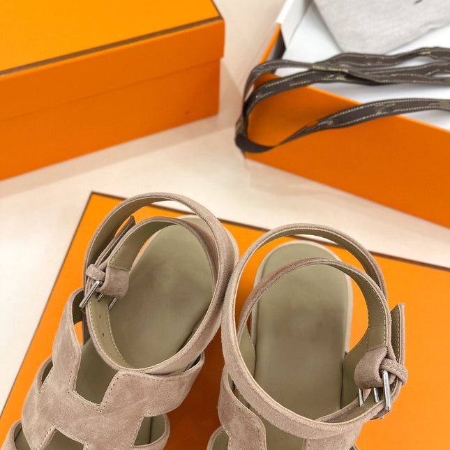 Havane 30 Sandal Light Brown Suede