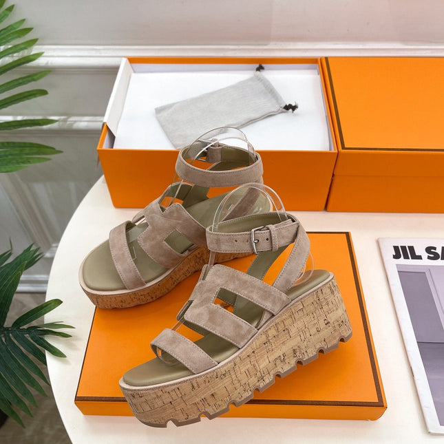 Havane 30 Sandal Light Brown Suede