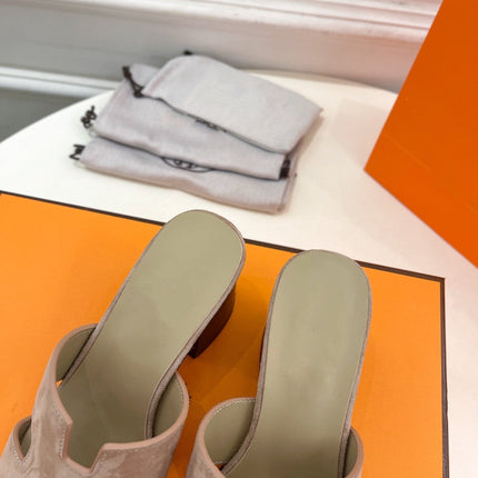 HELIA 60 SANDAL LIGHT BROWN SUEDE