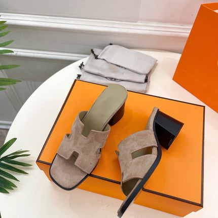 HELIA 60 SANDAL LIGHT BROWN SUEDE