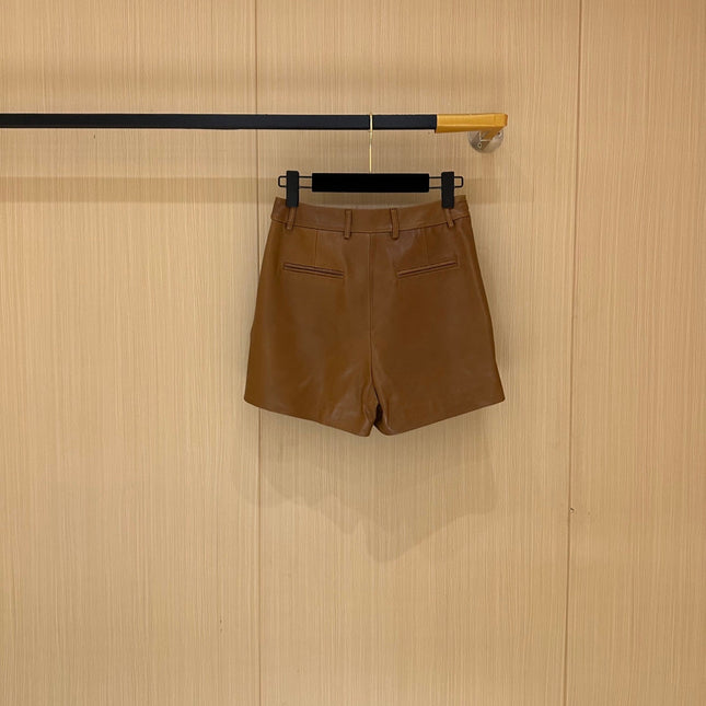 GUCCI LEATHER SHORTS 276973