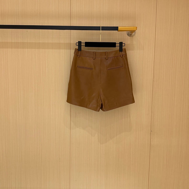 GUCCI LEATHER SHORTS 276973