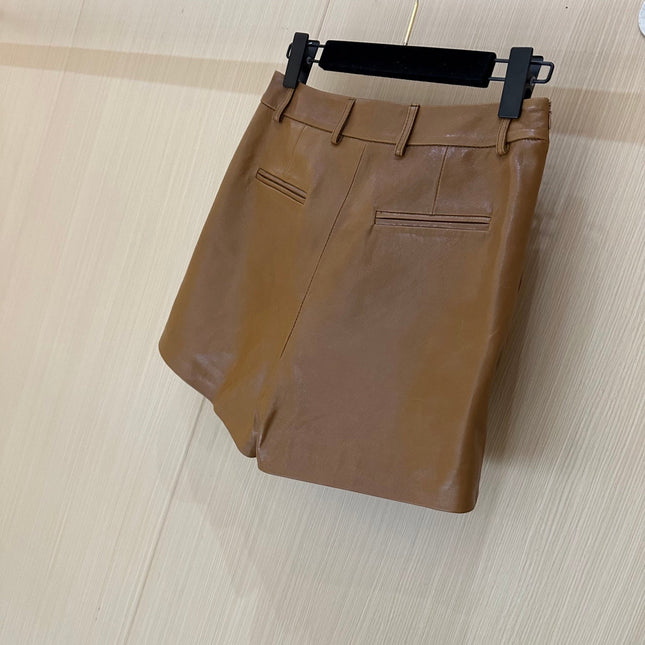 GUCCI LEATHER SHORTS 276973
