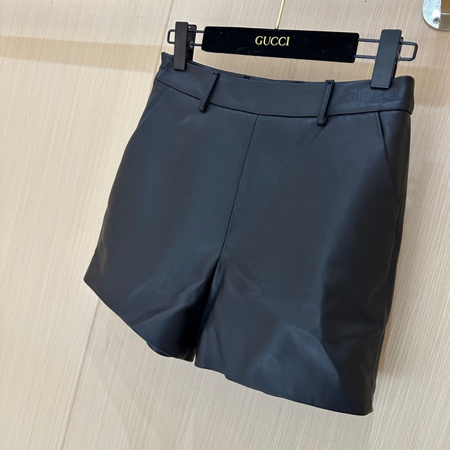 GUCCI LEATHER SHORTS 276980