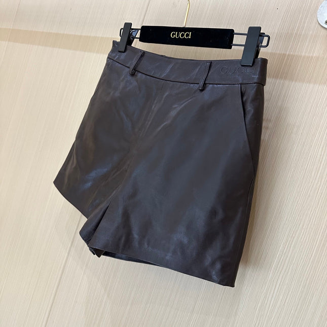GUCCI LEATHER SHORTS 276994