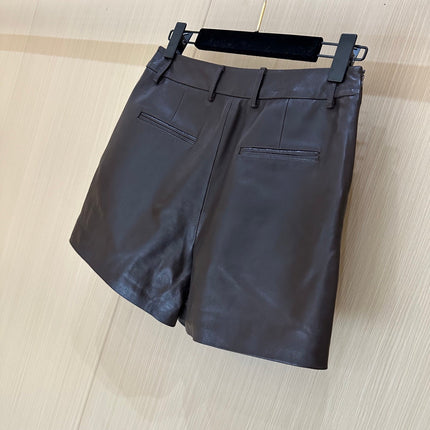 GUCCI LEATHER SHORTS 276994