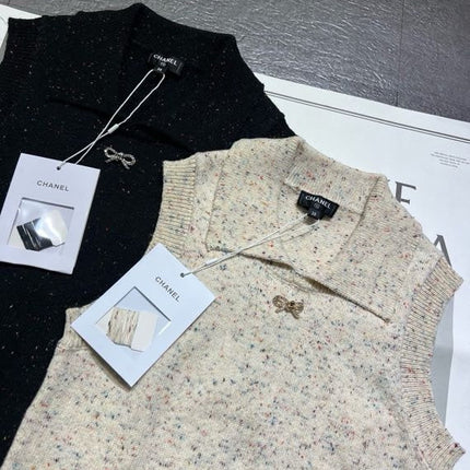 CHANEL 25S SLEEVELESS KNIT VEST 372