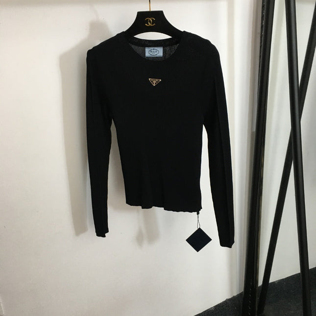 PRADA 25S FITTED KNIT SWEATER 283