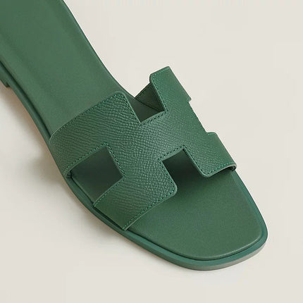 0RAN SANDAL VERT LIERRE