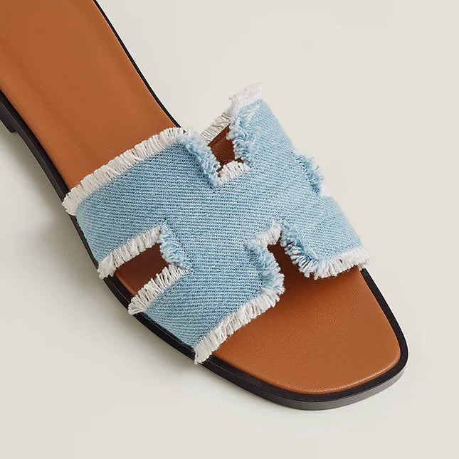 0RAN SANDAL BLEU CLAIR