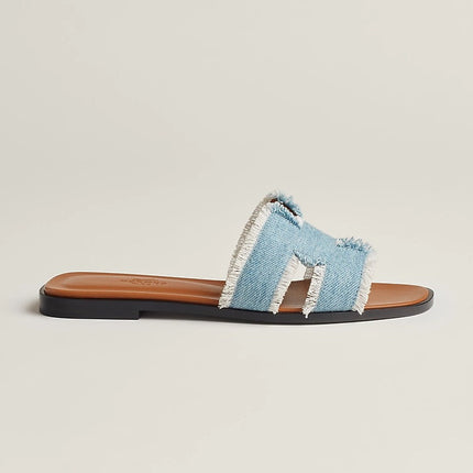 0RAN SANDAL BLEU CLAIR