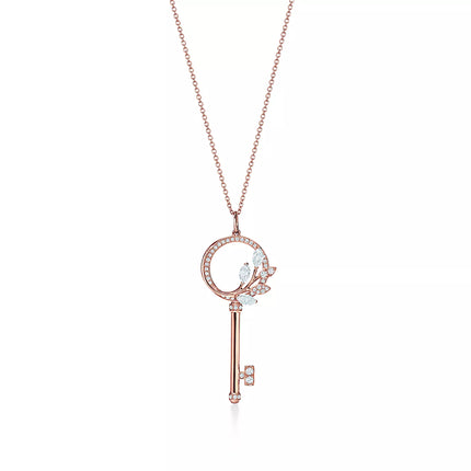 VICTORIA KEY DIAMOND NECKLACE