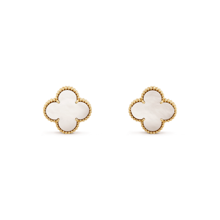 CLOVER MINI GOLD EARRINGS