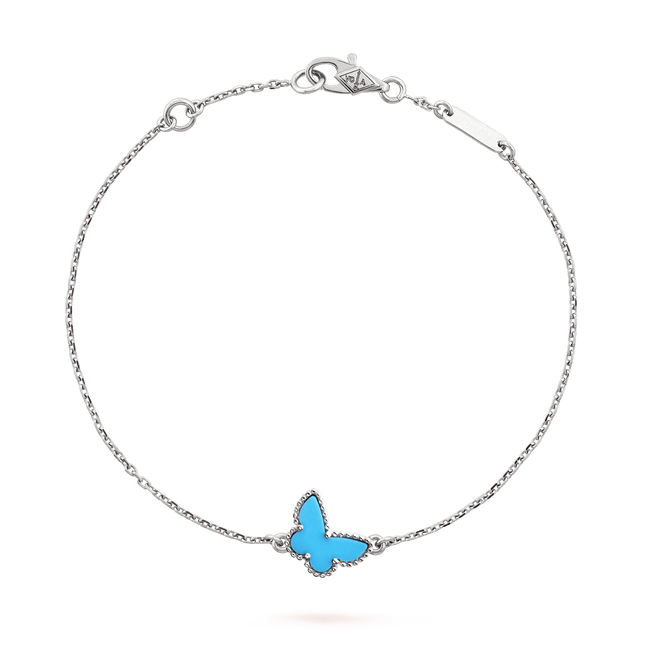BUTTERFLY TURQUOISE SILVER BRACELET